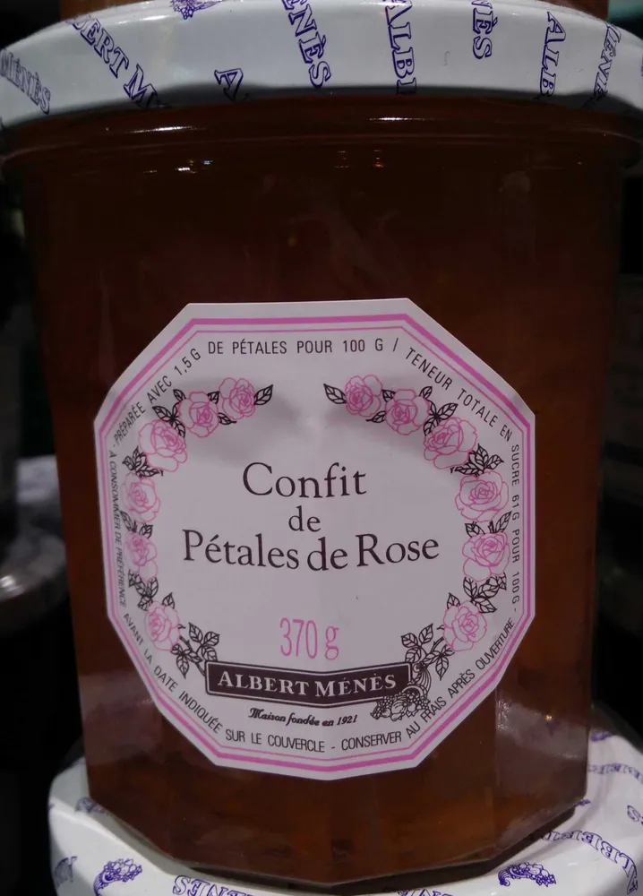 Confit de pétales de rose
