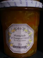 Marmelade d'orange et citron écorces fines