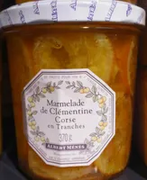 Marmelade de clémentine corse en tranches