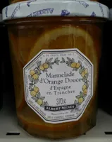 Marmelade d'Orange Douce d'Espagne en Tranches
