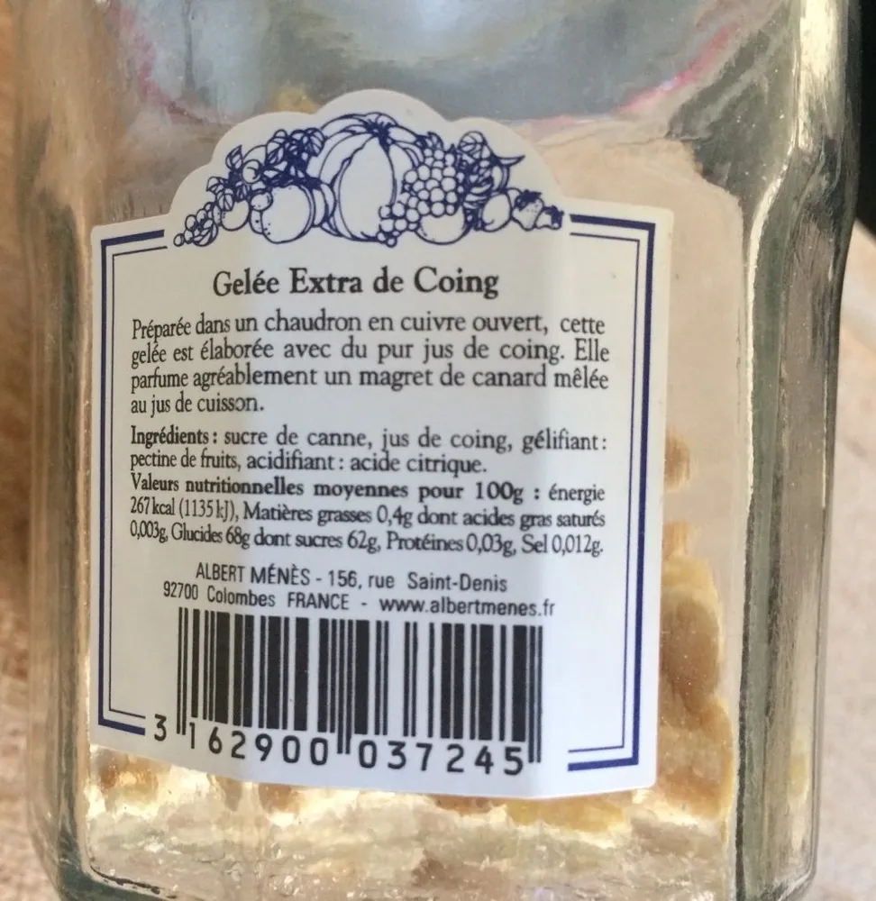 Gelée De Coing