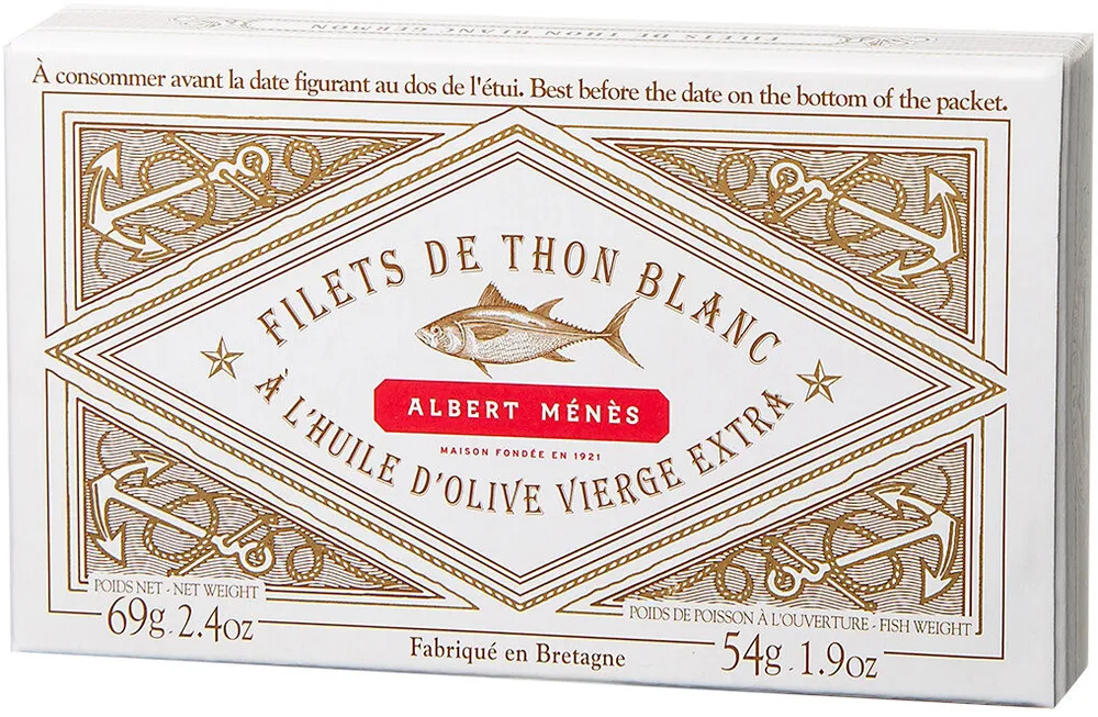 Filets de Thon Blanc Germon à l'Huile d'Olive Vierge Extra