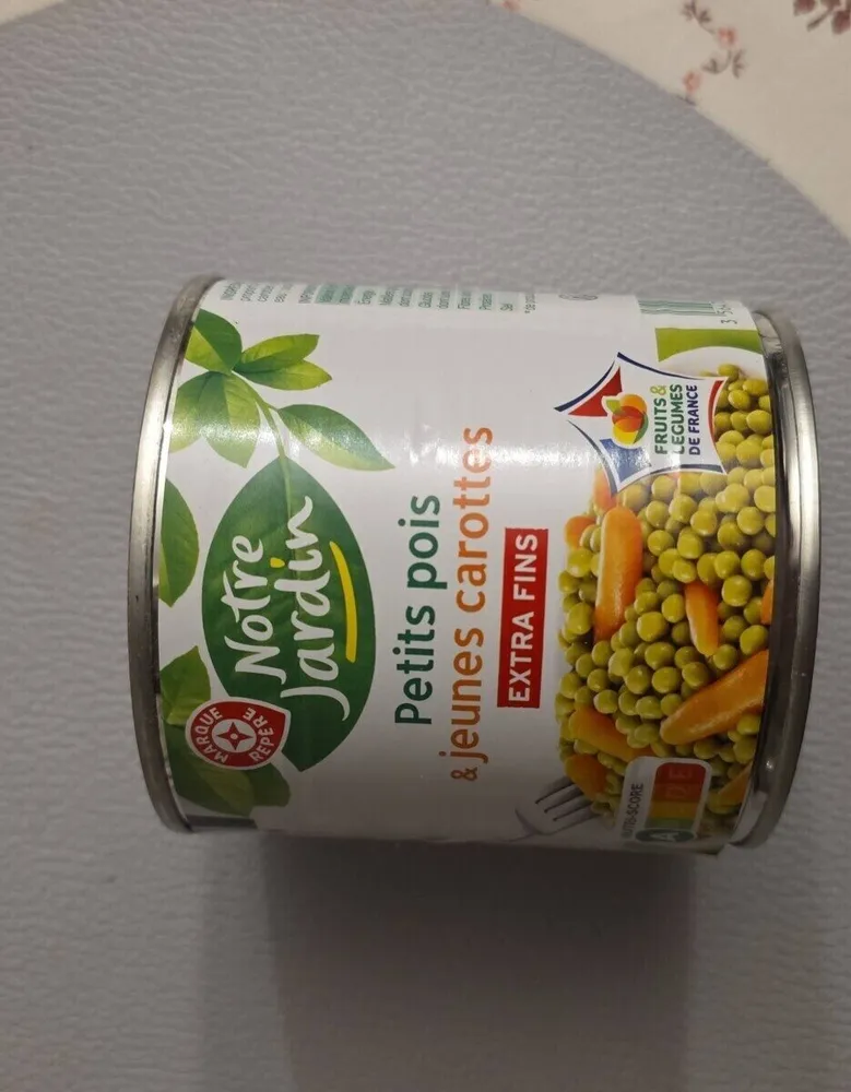 Petit pois & jeune carotte
