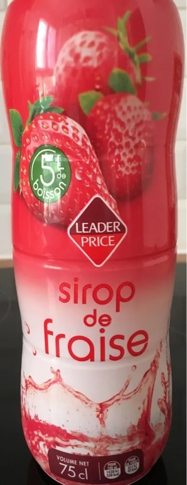 Sirop de fraise
