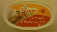 Tartinable de poulet sauce Pitta 300g