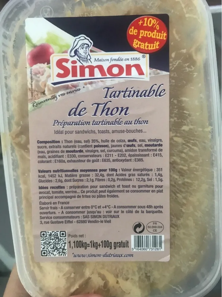 Thon tartinable