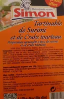 Tartinable de surimi et de crabe tourteau