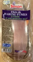 Filets de hareng fumes a l’huile et aromates bio