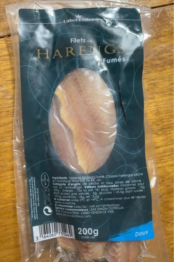 Filets de Harengs fumés