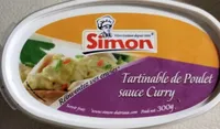 Tartinable de poulet sauce curry