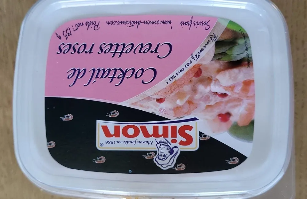 Cocktail de crevettes roses