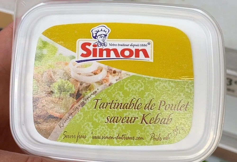 Tartinable de poulet saveur kebab