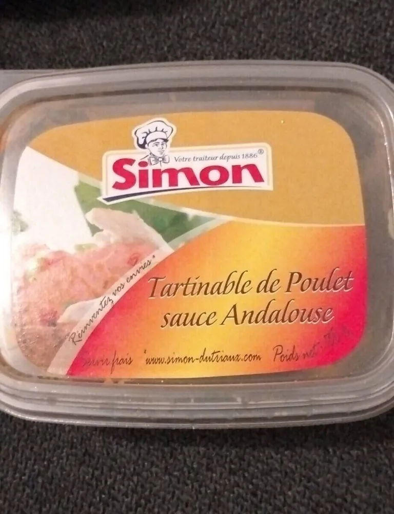 Tartinable de Poulet sauce Andalouse