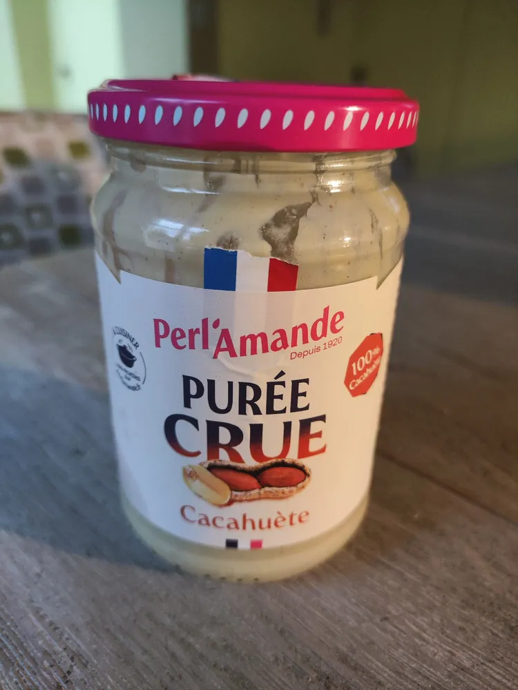 Purée crue cacahuète