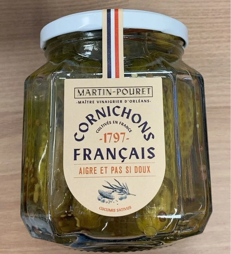 Cornichons français aigre et pas si doux