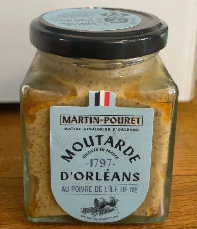 Moutarde d’Orléans au poivre de l'île de Ré