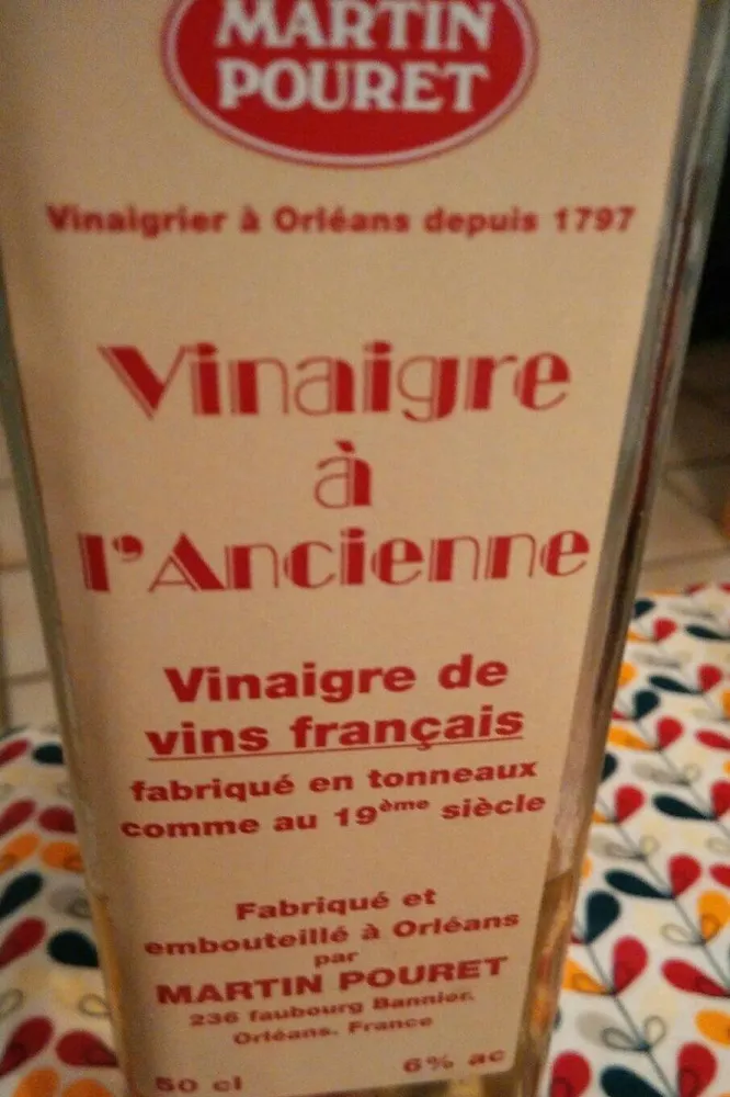Vinaigre à l'ancienne