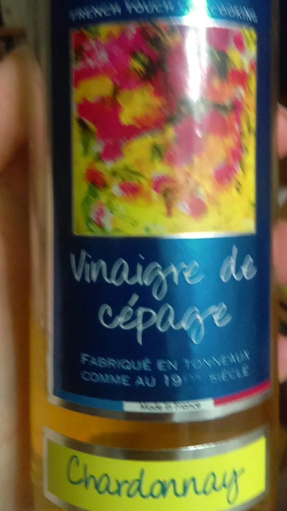 vinaigre de cepage Chardonnay