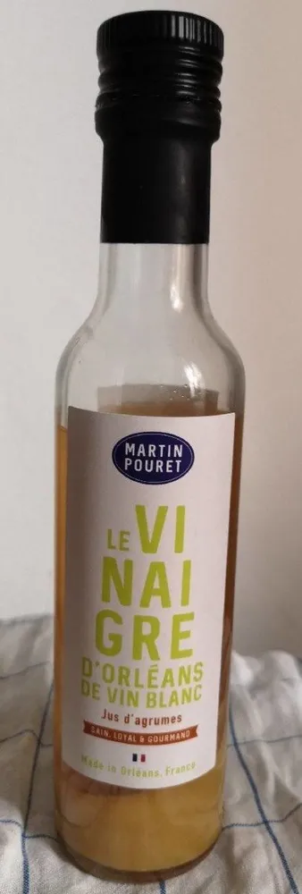 Vinaigre de vin blanc jus d'agrumes