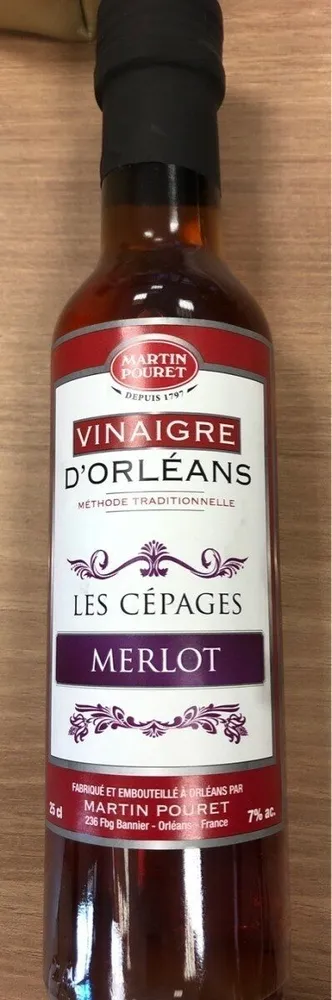 Vinaigre de cépage Merlot