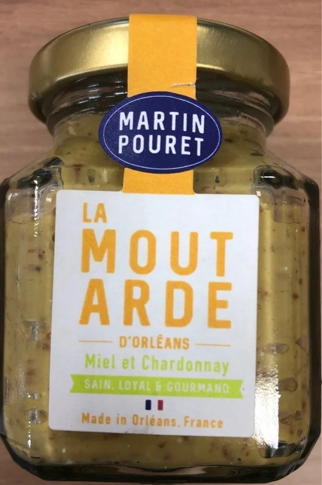 Moutarde d'Orléans Miel et Chardonnay