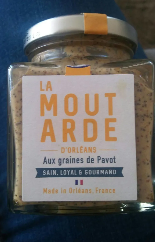 La moutarde d'Orléans aux graines de pavot
