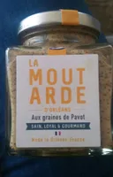 La moutarde d'Orléans aux graines de pavot
