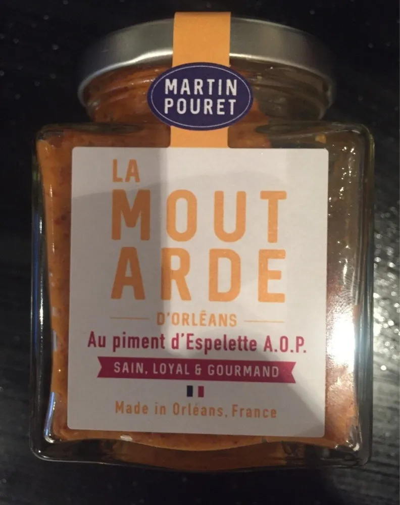 Moutarde d'Orléans au piment d'Espelette A.O.P