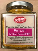 Moutarde d'Orléans au Piment d'Espelette