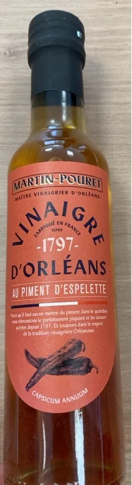 Vinaigre au piment d’espelette