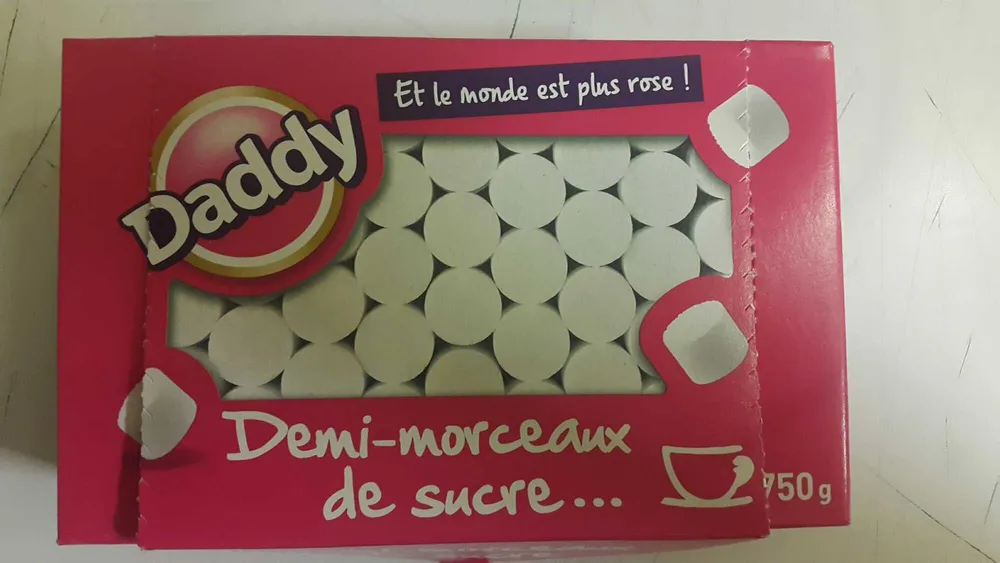 Sucres ronds en demi-morceaux