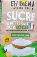 Sucre de betterave bio