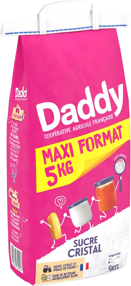 Daddy cristal sachet 5 kg - gamme courants