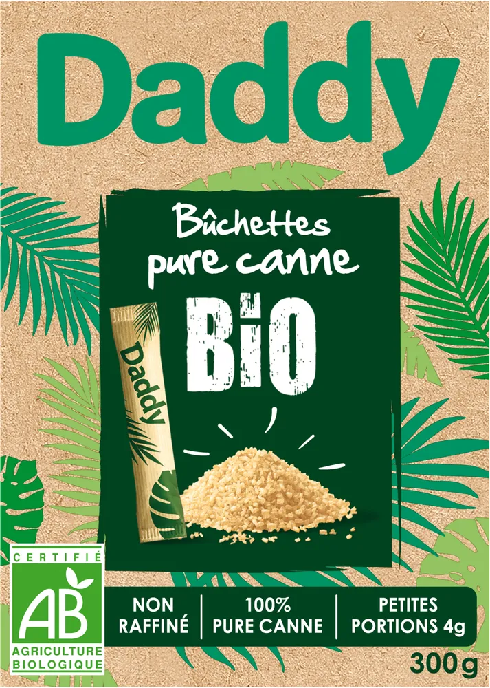 Boite de bûchettes 4g canne blond bio daddy 300g