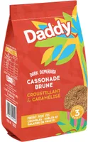 Cassonade pure canne dark demerara sachet daddy 500g