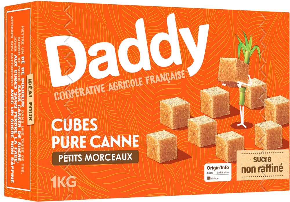 Cubes pure canne