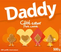 Daddy cote coeur roux petits sucres en morceaux