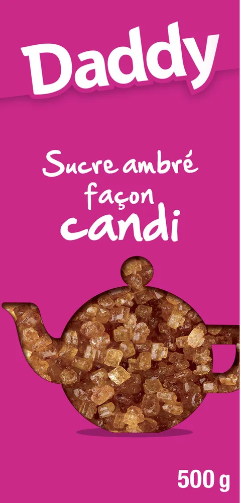Daddy sucre ambre façon candi 500g - gamme speciaux