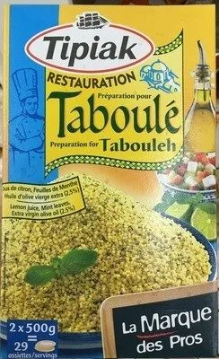 Restauration Préparation pour Taboulé