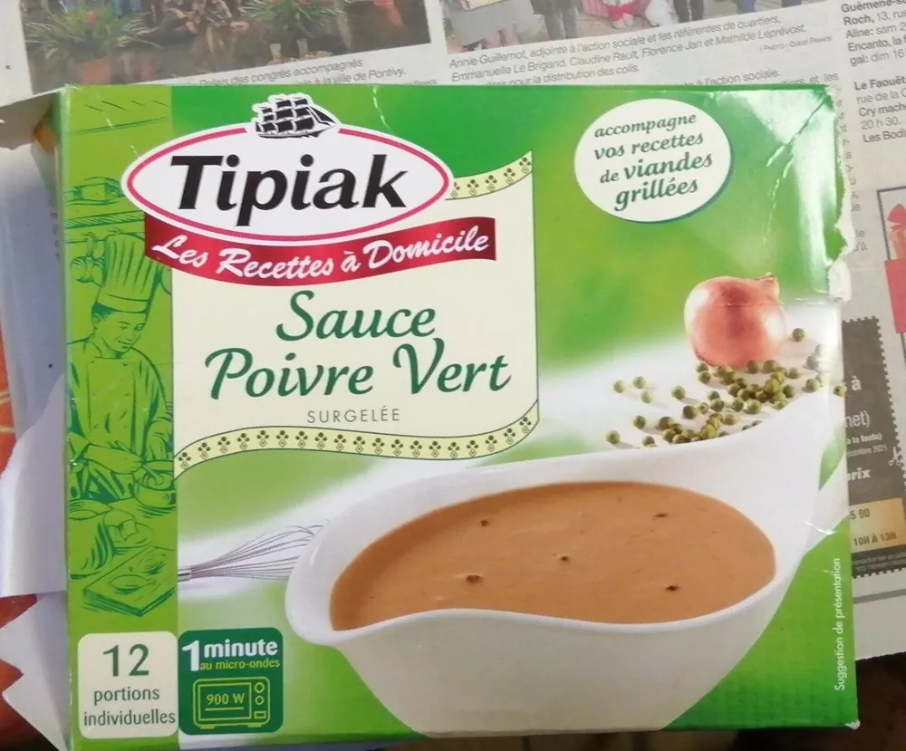 Sauce poivre vert