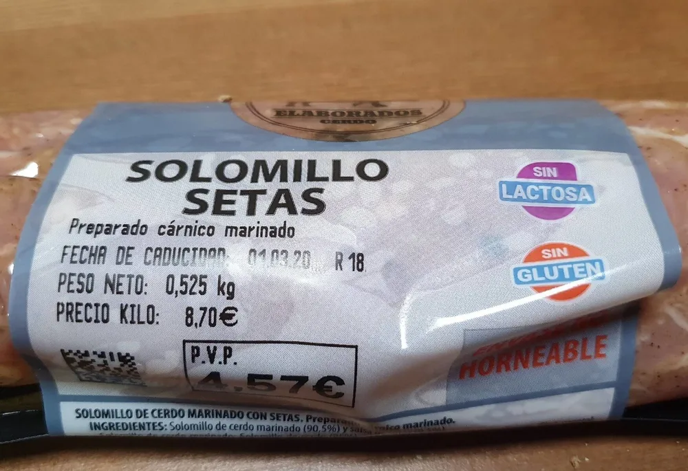 Solomillo setas