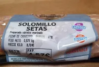 Solomillo setas