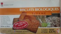 Biscuits biologiques sésame sans sucres ajoutés