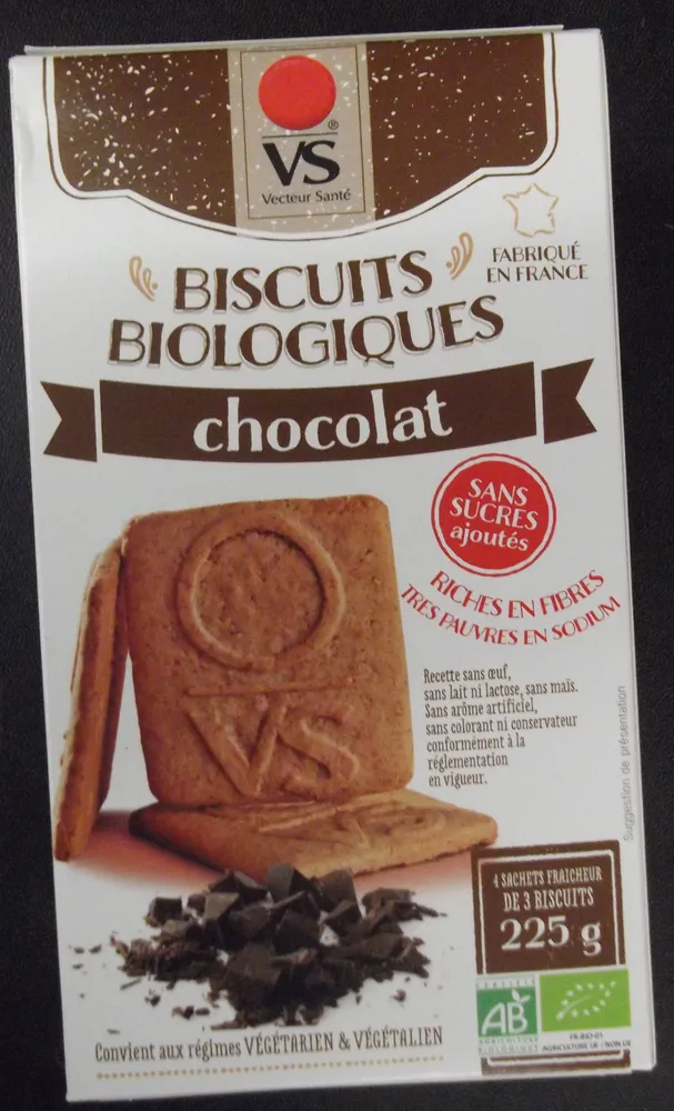 Biscuits Biologiques chocolat
