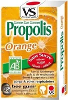 Gommes Propolis Orange Sans Sucre Bio - 45 G - Vecteur Santé