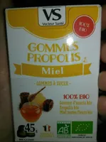 Gommes propolis miel