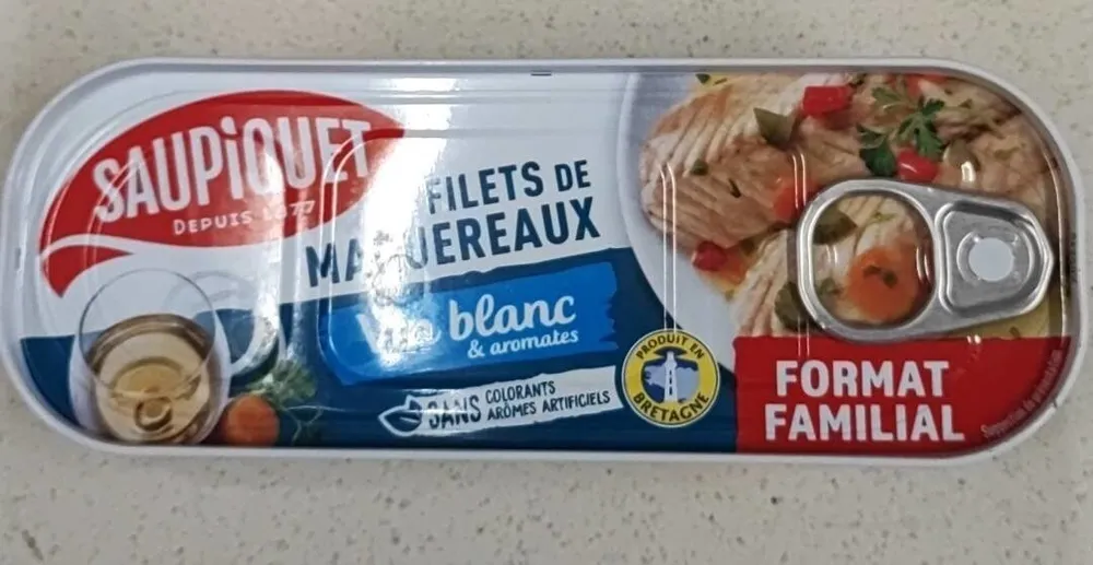 Filets de maquereaux Vin blanc et aromates