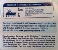 Thunfisch - Filet Naturale ohne Öl