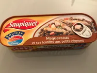 Maquereaux et ses lentilles aux petits oignons