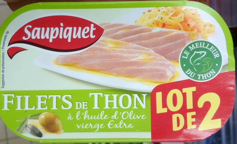 Filets de thon à l'huile d'olive vierge extra (lot de 2)